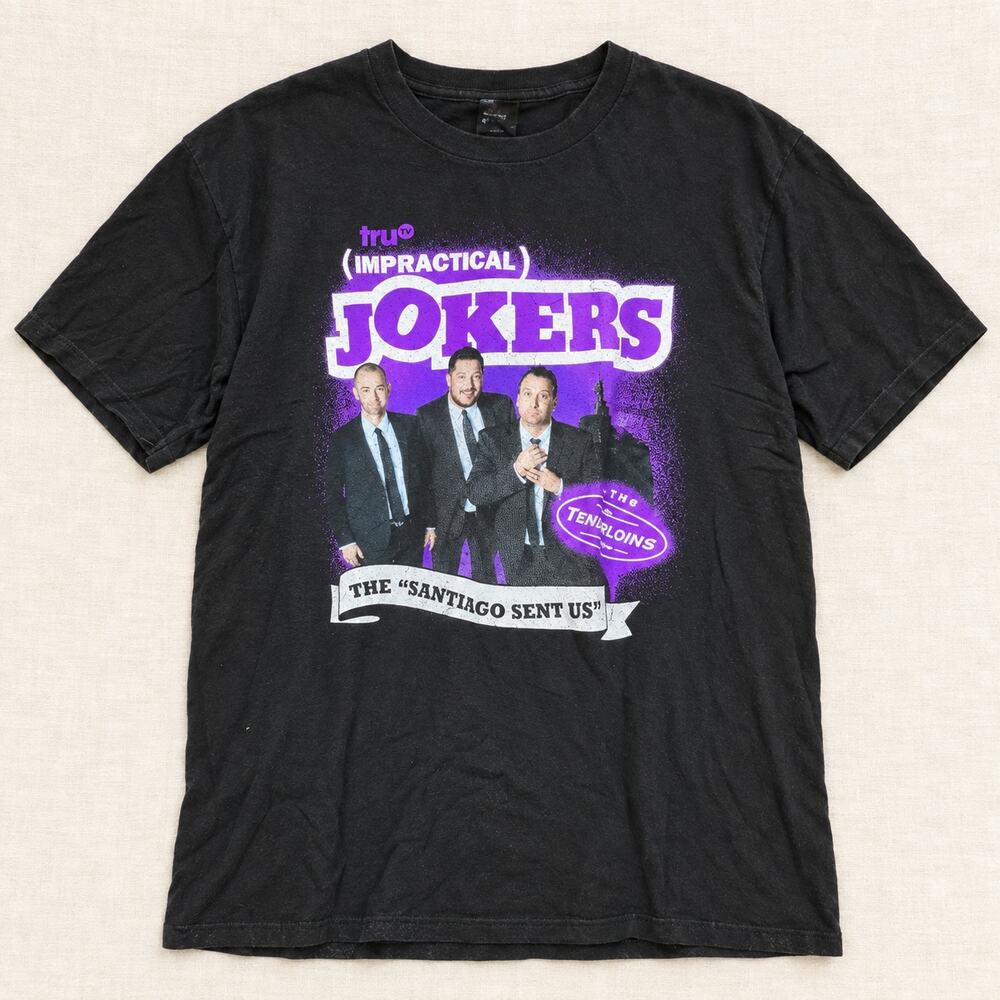 Impractical Jokers T-Shirt Mens XL Black TruTV Comedy Show Graphic Tee